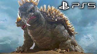 GODZILLA PS5 All Monster Intros Scenes 4K ULTRA HD