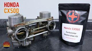 Honda CX500 Carburetor Rebuild - NEW REBUILD KIT DEMO!