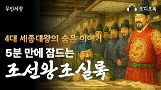 잠잘때 듣는 조선왕조실록 세종대왕편  책 읽어주는 여자  오디오북