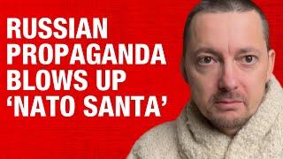 Russian mil-blogger propaganda blows up NATO Santa