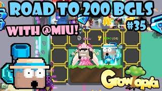 TONS BGLS PROFIT ON HALLOWEEN WITH @Miu!!  | Road To 200 BGLS #35 | GrowTopia Profit 2024