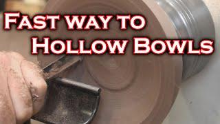 Beginners wood turning Hollowing insides of bowls made easy