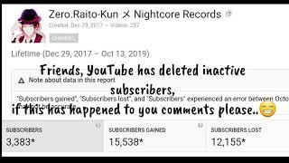 YouTube deleted my subscribers.▶️16k◀️