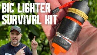 COULD YOU SURVIVE? The Bic Lighter Survival Kit - What Can You Do With Just a Bic Lighter?