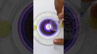 Colourful ASMR Spirograph Visuals | Relaxing Spiral Sounds! #art #shorts #spirograph #asmr