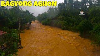 Lakas ng Bagyo (AGHON) | Ang Laki ng Ilog | Anod Pati Mga Baboy | Silangan Palale Tayabas Quezon