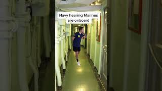 MARINES HIDE FROM NAVY!! #SHORTS