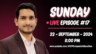 STP Computer Education | SUNDAY  LIVE QNA And Quiz | 22-09-2024 | Episode #17