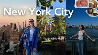 new york city vlog | thrifting in west village, best food spots + autumn in central park