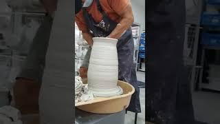 Tom Lim pottery whee throwing