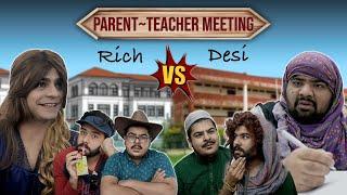 Parent Teacher Meeting - Rich Vs Desi | Unique MicroFilms | Comedy Skit | UMF