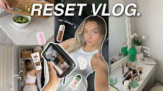 a much needed RESET VLOG ( vanity + wardrobe organising, KMART car must haves, exiting a slump )