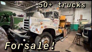 Exploring a Warehouse Full of Vintage Tow Trucks for Sale!