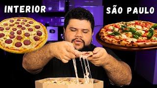 Pizza de São Paulo vs Pizza do Interior