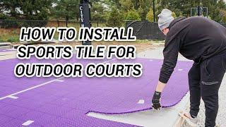 How To Install A VersaCourt Sport Tile System | DIY Court Canada