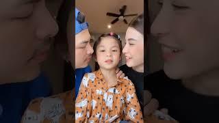 mom or daddy kissing me. #kiss #viral_video #mom #daddy #islamic #tiktok