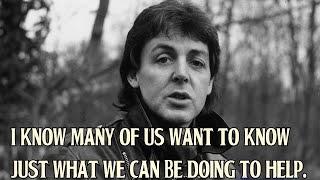 Paul McCartney on Black Live Matters. Beatles Segregated Concert. USA Protests. Racism. George Floyd