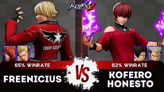 KOF XV️ FREENICIUS (Beni/Rock/Iori) vs KOFEIRO HONESTO (Kim/Goenitz/O.Chris) ️Replay Match - 12/24