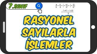 Rasyonel Sayılarla İşlemler / Alıştırmalarla Konu Anlatımı  7.Sınıf Matematik #2023