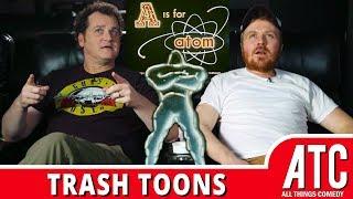 A is for ATOM! Dave Anthony & Gareth Reynolds on GE Nuclear Energy Cartoon : TRASH TOONS