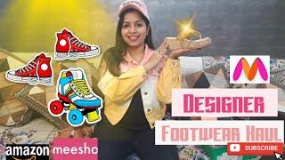 Designer footwear haul | dhinchak pooja #footwearhaul #ajiohaul #myntrahaul #amazonhaul