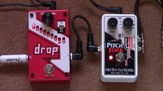 Digitech Drop Vs EHX Pitch Fork Detuning Pedal Shootout