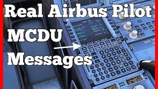 MCDU Messages Explained | Real Airbus Pilot Guide