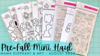 Pre-Fall Mini Haul | Thoughts Behind My Purchases & The Rule of 3 | Mama Elephant & MFT | Aug 2024