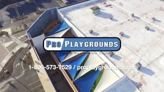 Rooftop Playground and Shade Structures By Pro Playgrounds