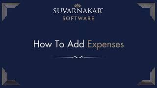 How to Add Your Daily EXPENSE with Ease , SUVARNAKAR SOFTWARE