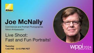 Tips for Fast and Fun Portraits with Joe McNally | Nikon Live at WPPI 2024