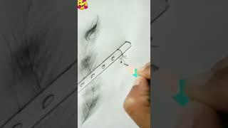 how to drow feethers and fulte with pencil  drowning - mohni song # Firoz Ansari # for short video