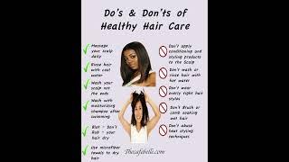 Healthy Hair Care/health and Beauty Tips