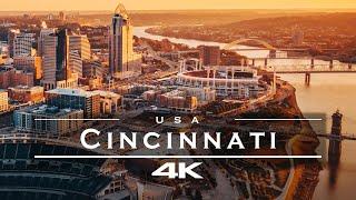 Cincinnati, USA  - by drone [4K]