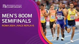 Men's 800m semifinals. FULL race replays | Roma 2024