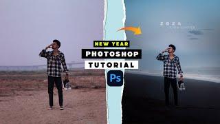 New Year 2024 Photo Editing In Photoshop || Complete Photoshop Tutorial - Aryan Editz