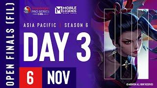  [FIL] AP Mobile Legends: Bang Bang | Snapdragon Mobile Open Finals | Season 6 | Day 3