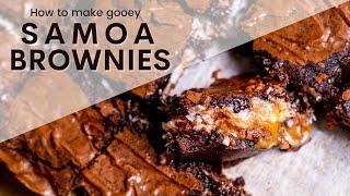 How to Make Gooey Samoa Brownies by Broken Oven Baking Company