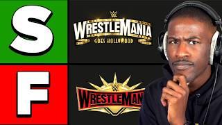 We Ranked Every WrestleMania Logo! (WWE Tier List)