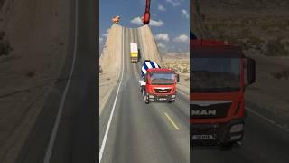 Cars & Cargo Van vs Hammer Crash - BeamNG.Drive