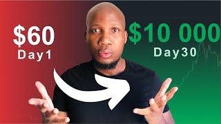 How to Grow a Small Trading Account FAST  $60 to $10K Challenge