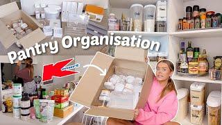 Pantry Organisation | Affordable Kmart Storage | BEFORE + AFTER 