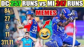 DC 257 RUNS  MI vs DC IPL 2024 HIGHLIGHTS