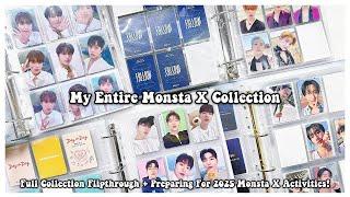 My Entire Monsta X Collection  Full Collection Flipthrough + Prepping For 2025 Monsta X Activities!