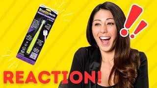 BUYER REACTION TO PET TOOTHBRUSH! | BrushMyTeeth Small Dog Toothbrush | BrushMyTeeth