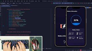 ASMR Programming - Battery Information with kotlin (RealTime) - NoTalking