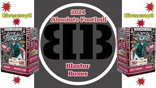 2024 Panini Absolute Football Blaster Boxes - Target Exclusive & Giveaway