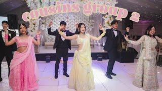 Cousins group 2 | Nepali wedding reception dance performance | Lemeeka & Veeransh's Wedding