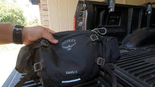  E4.12 Review of the Osprey Savu 5 Lumbar Bag