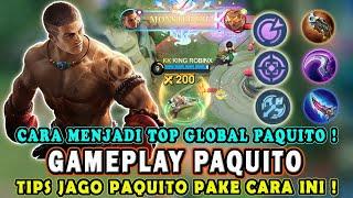 CARA MAIN PAQUITO TERBARUCOMBO SKILL PAQUITO TERSAKITTUTORIAL GAMEPLAY PAQUITO TOP 1 GLOBAL - MLBB